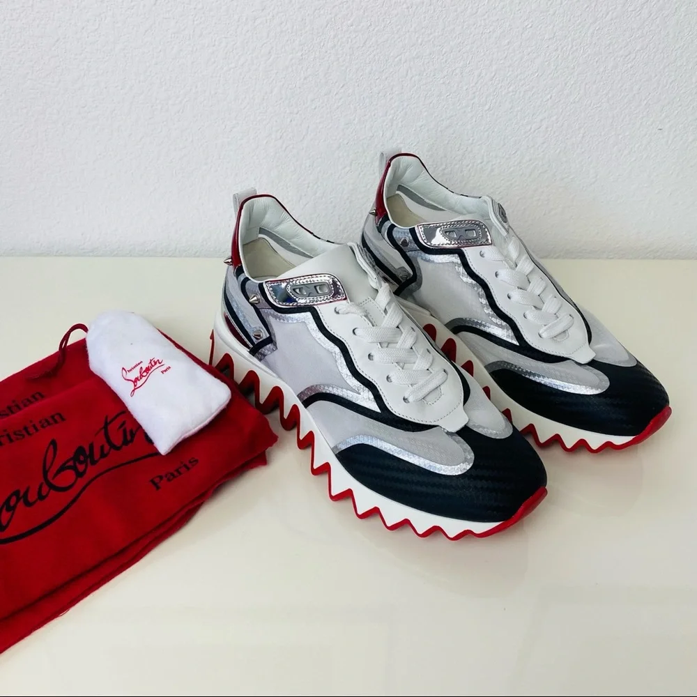 Christian Louboutin Sharkina Spike Low Top Sneaker